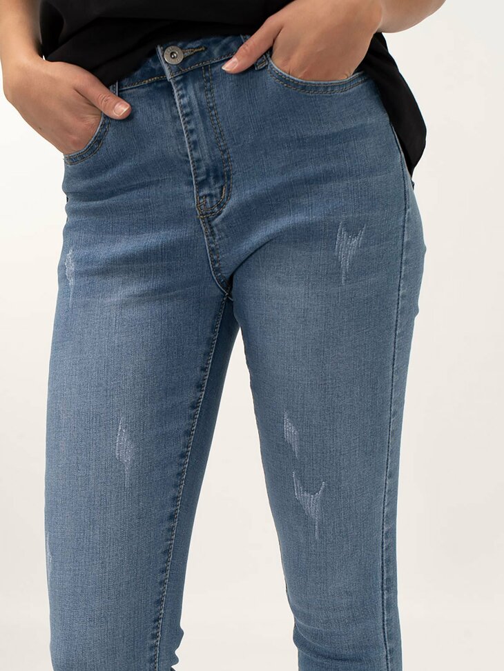 spodnie damskie jeansowe